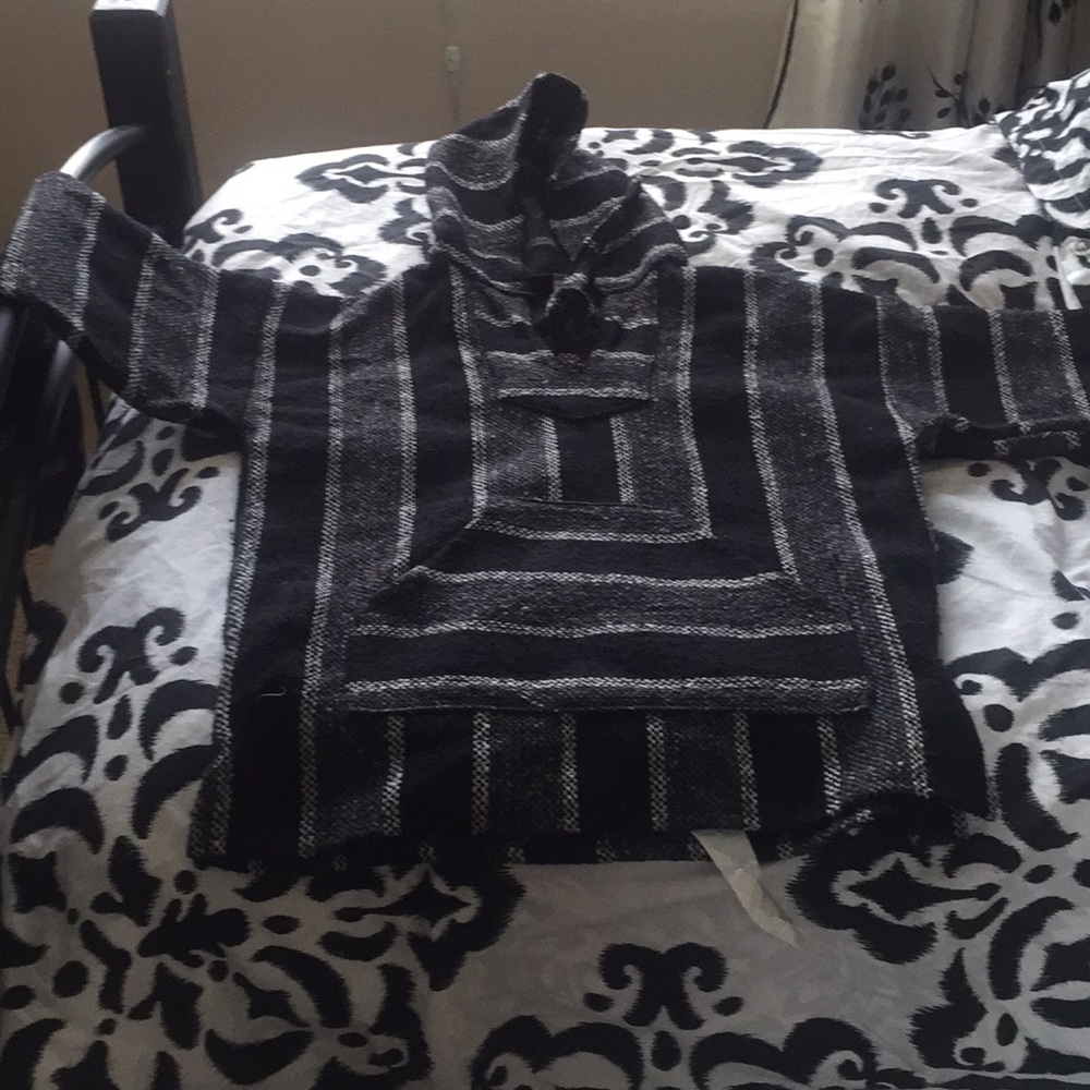 A Hooded Hick Poncho